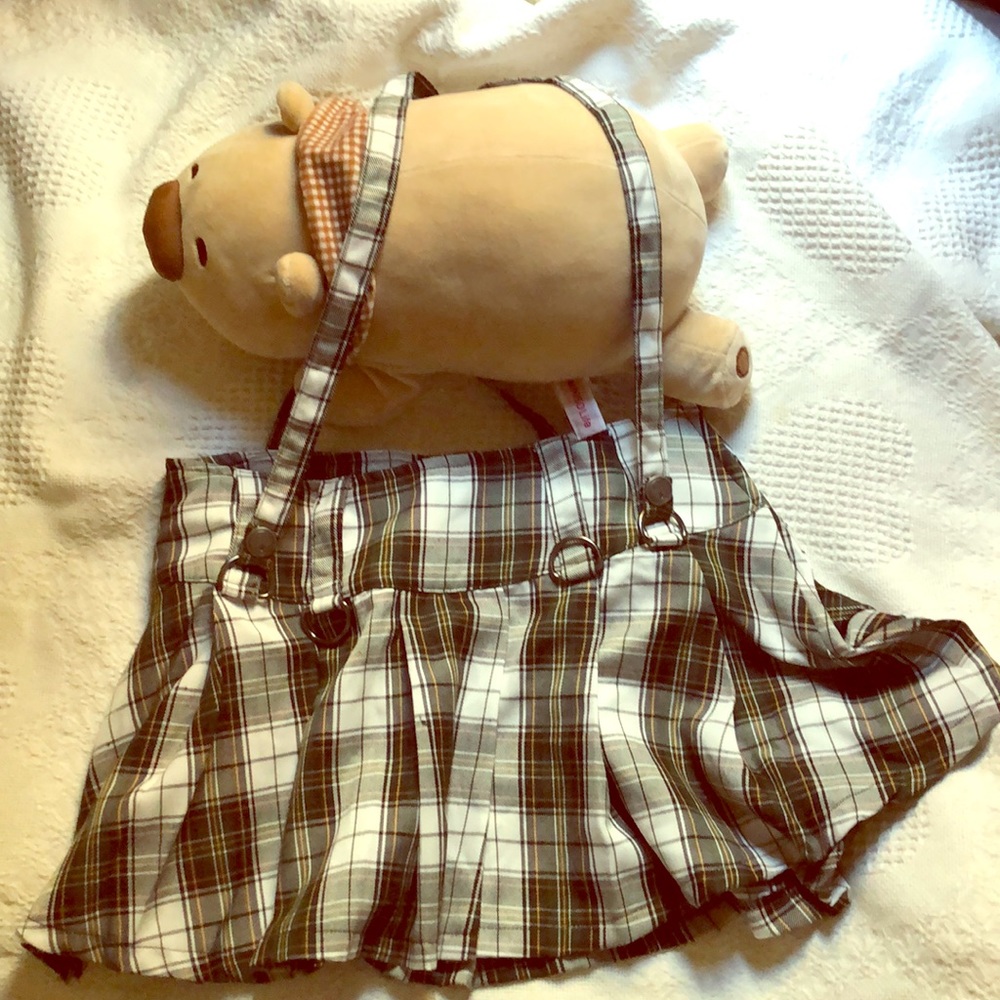 Current Mood Suspender Mini-Skirt